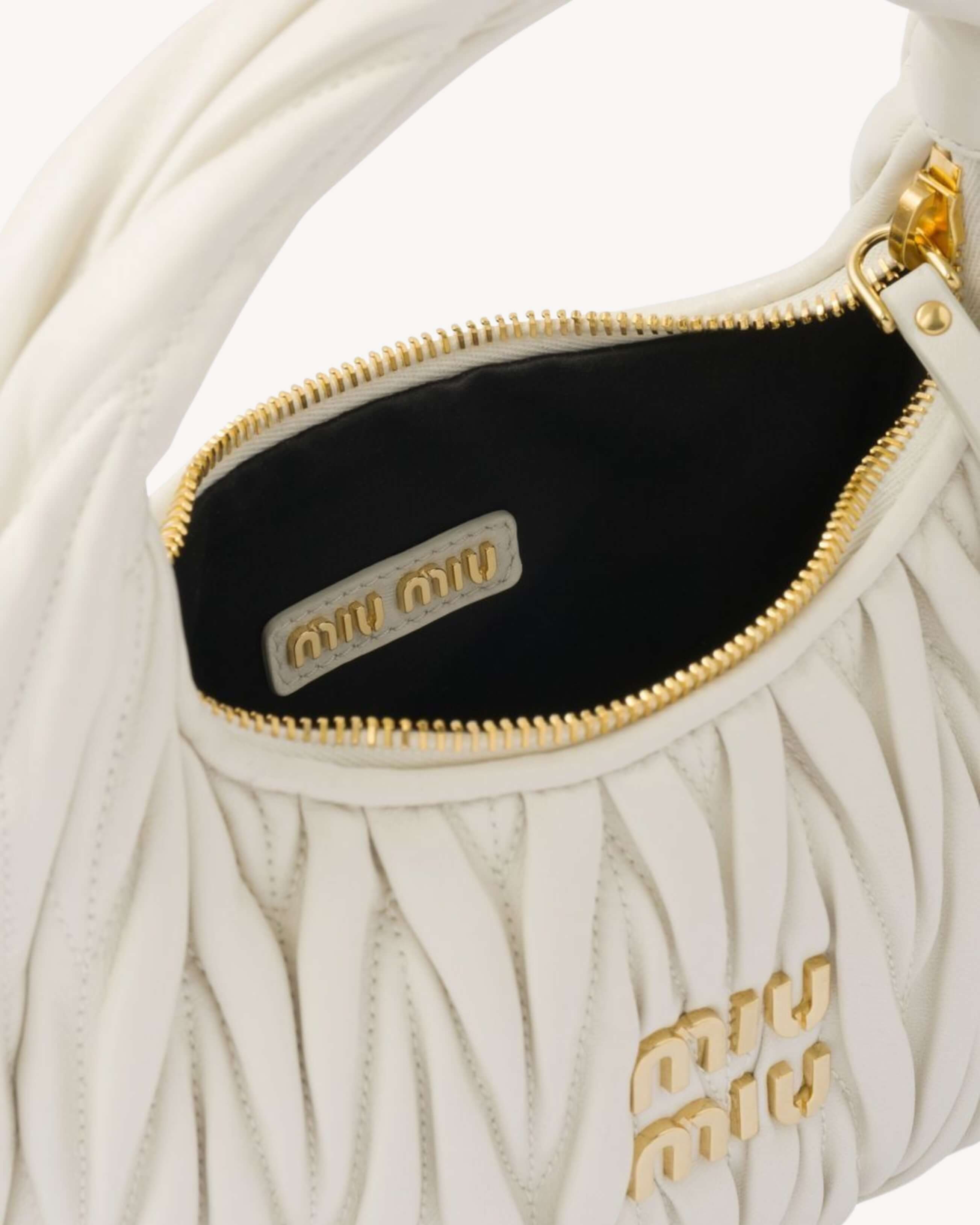 Miu Miu "Wander Matelassé" Shoulder Bag