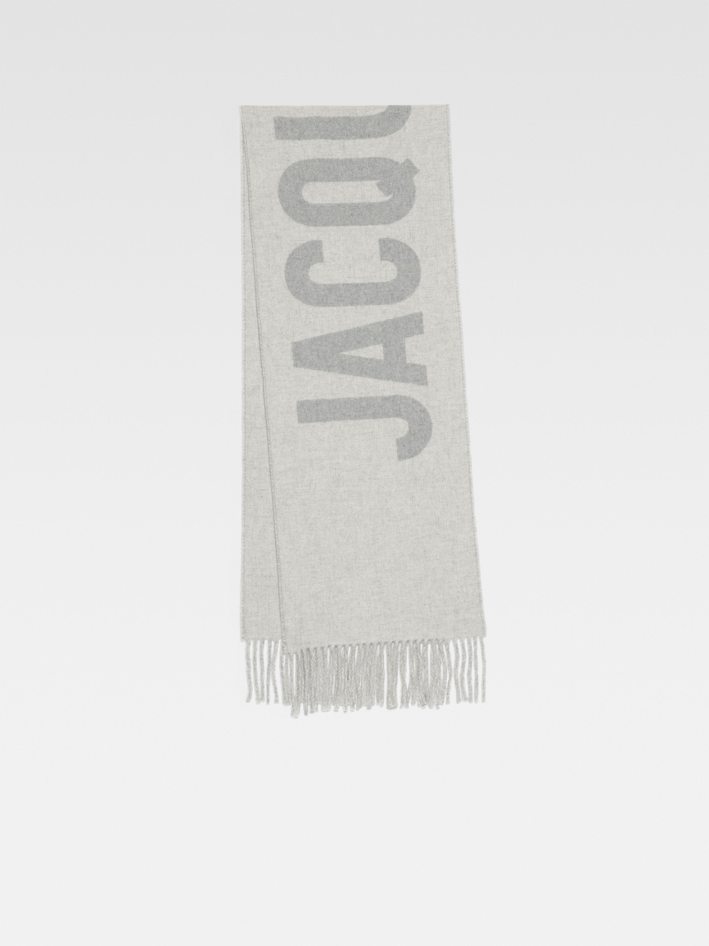 JACQUEMUS Fringe Logo Scarf